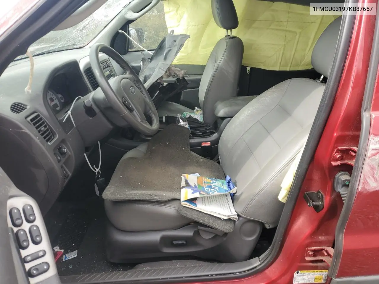 1FMCU03197KB87657 2007 Ford Escape Xlt