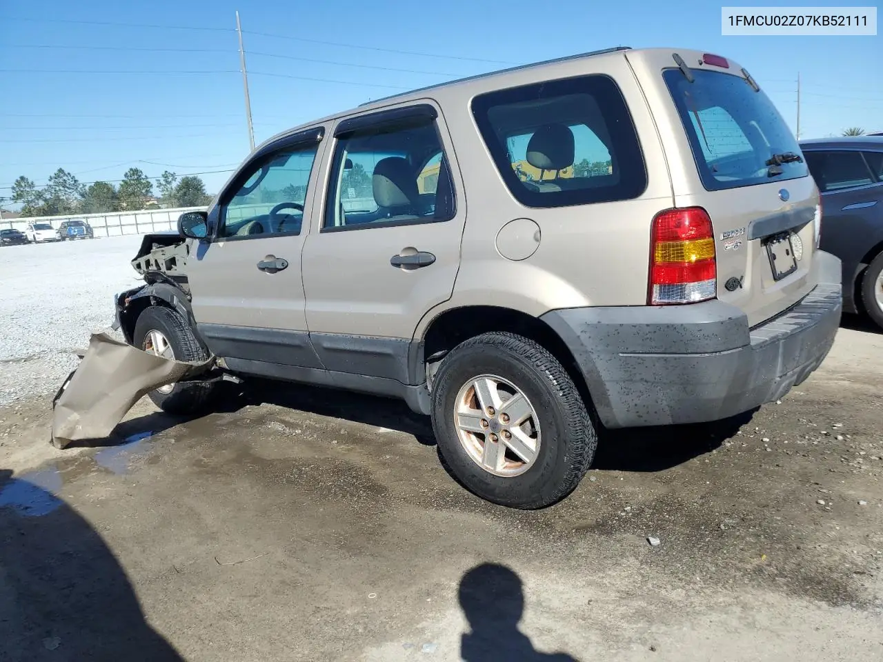 1FMCU02Z07KB52111 2007 Ford Escape Xls