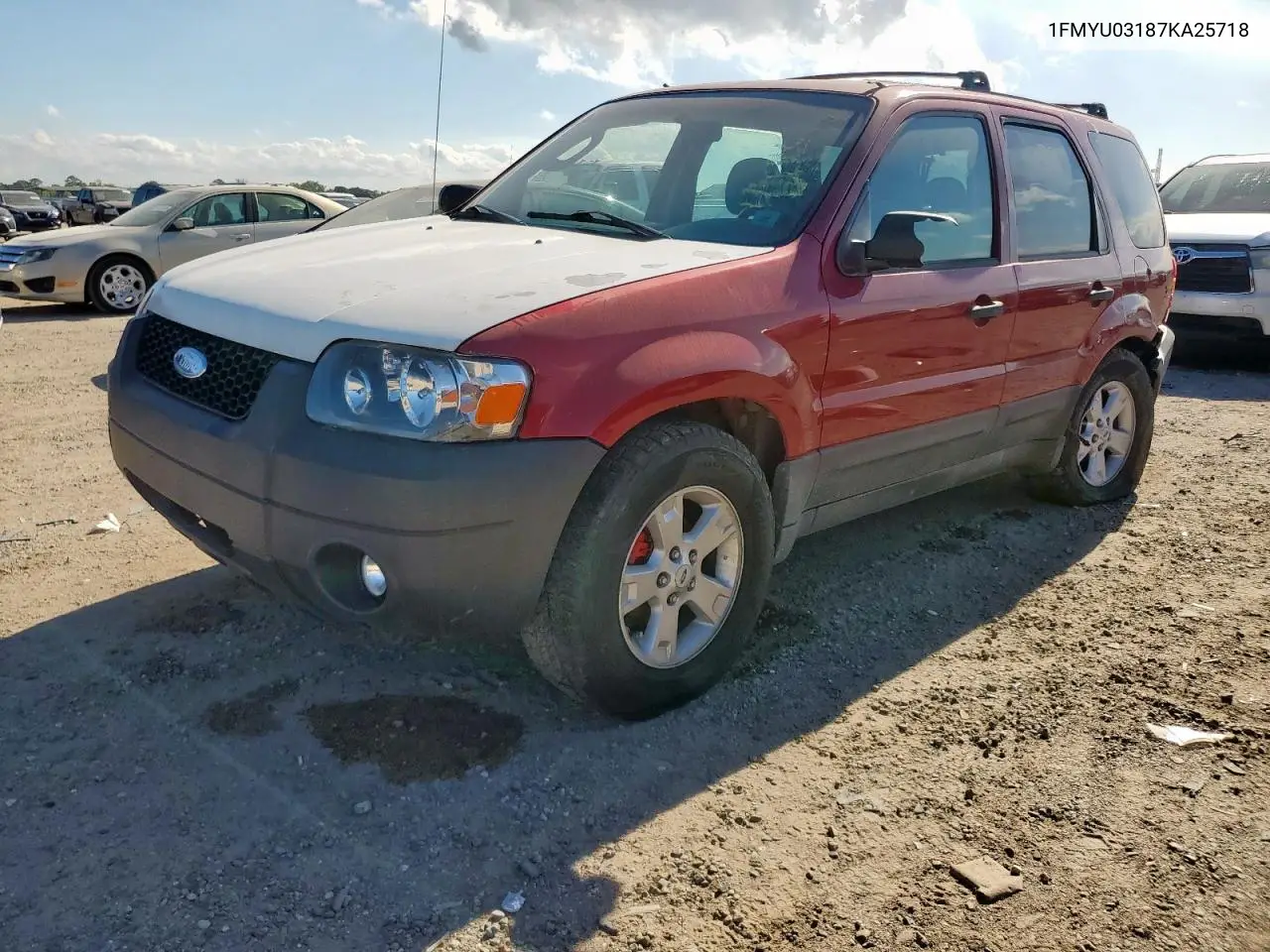 1FMYU03187KA25718 2007 Ford Escape Xlt