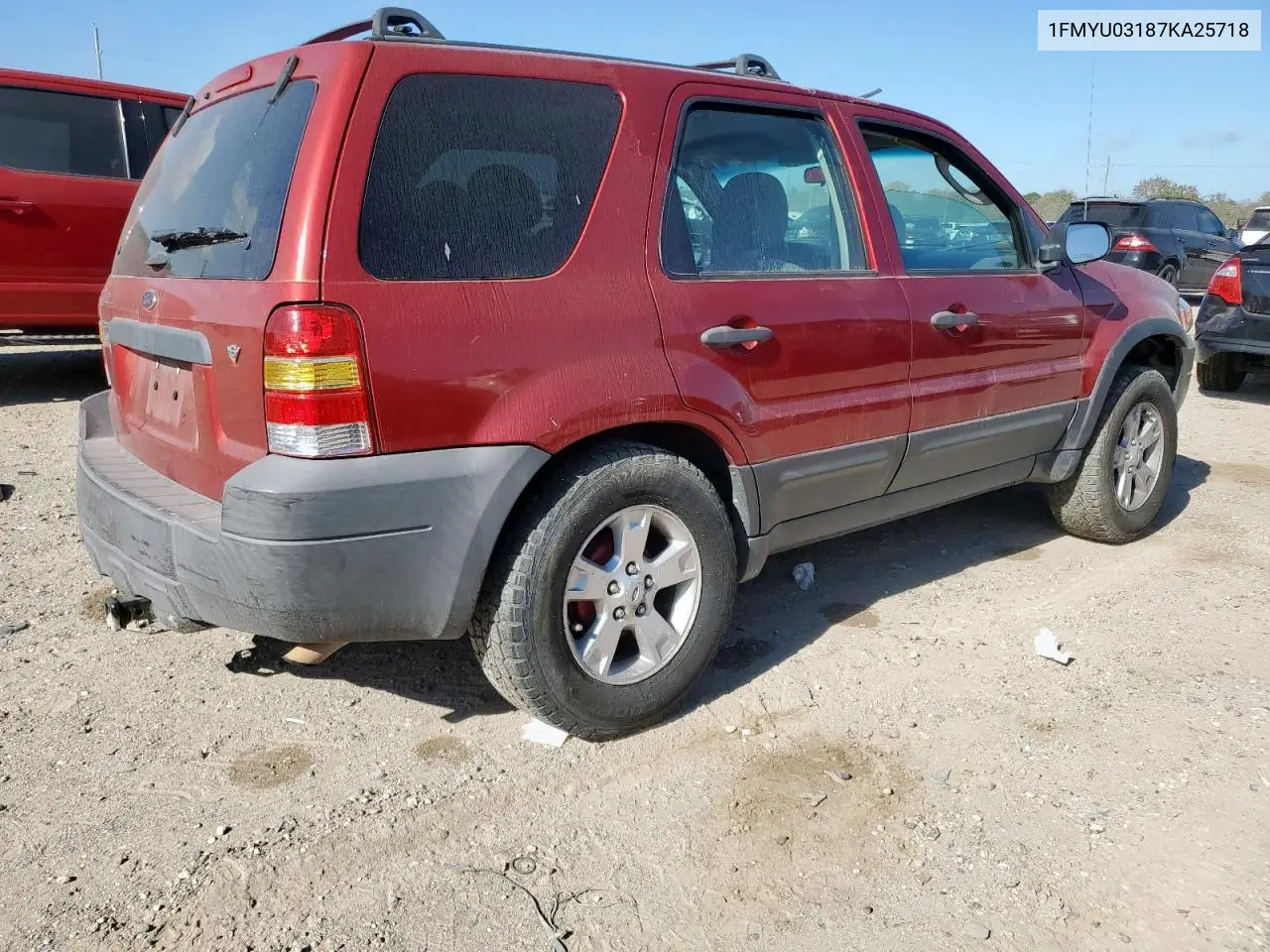1FMYU03187KA25718 2007 Ford Escape Xlt
