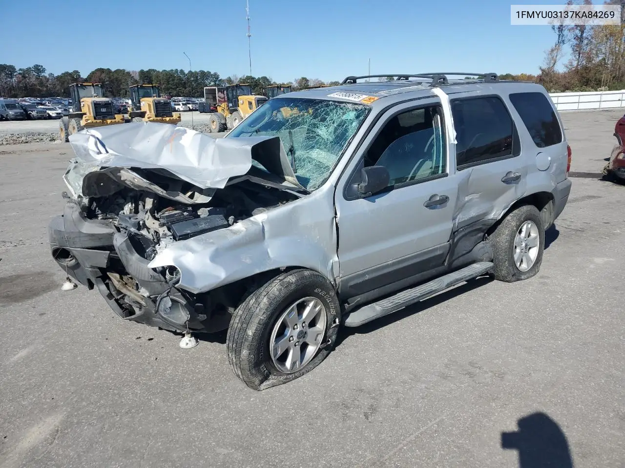 1FMYU03137KA84269 2007 Ford Escape Xlt