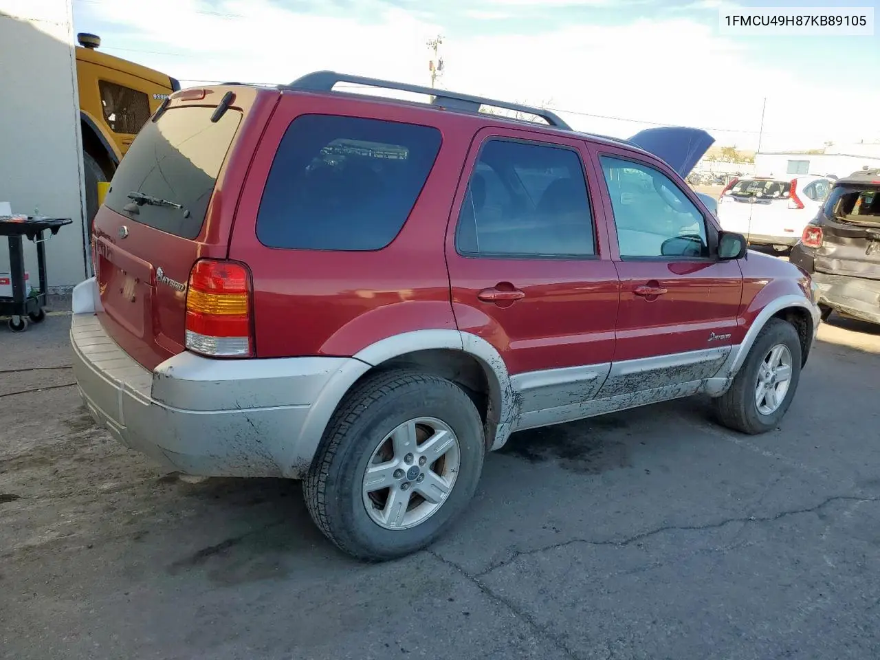 1FMCU49H87KB89105 2007 Ford Escape Hev