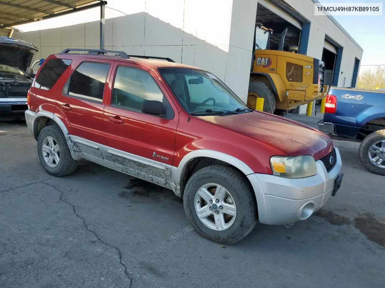 1FMCU49H87KB89105 2007 Ford Escape Hev