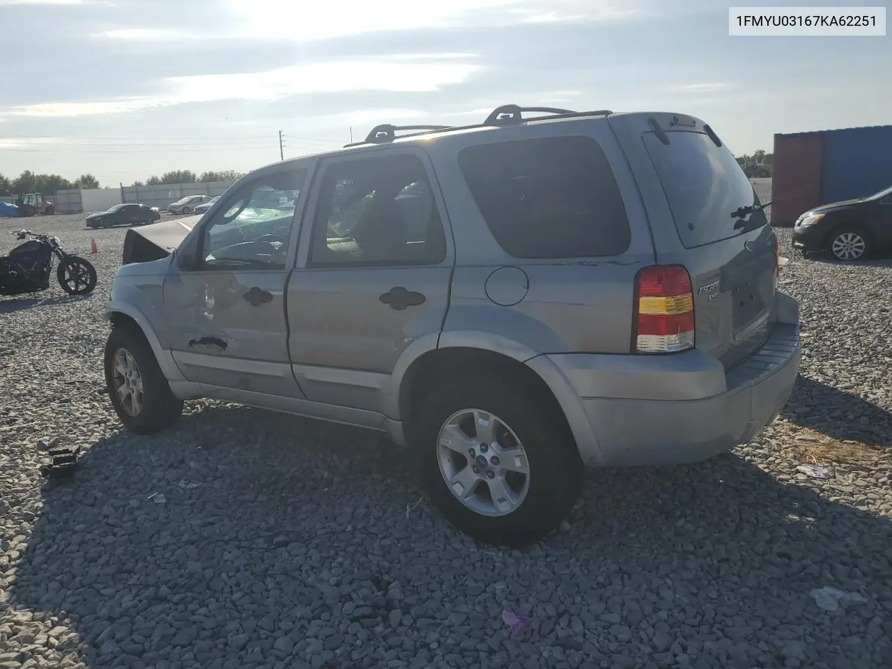 1FMYU03167KA62251 2007 Ford Escape Xlt