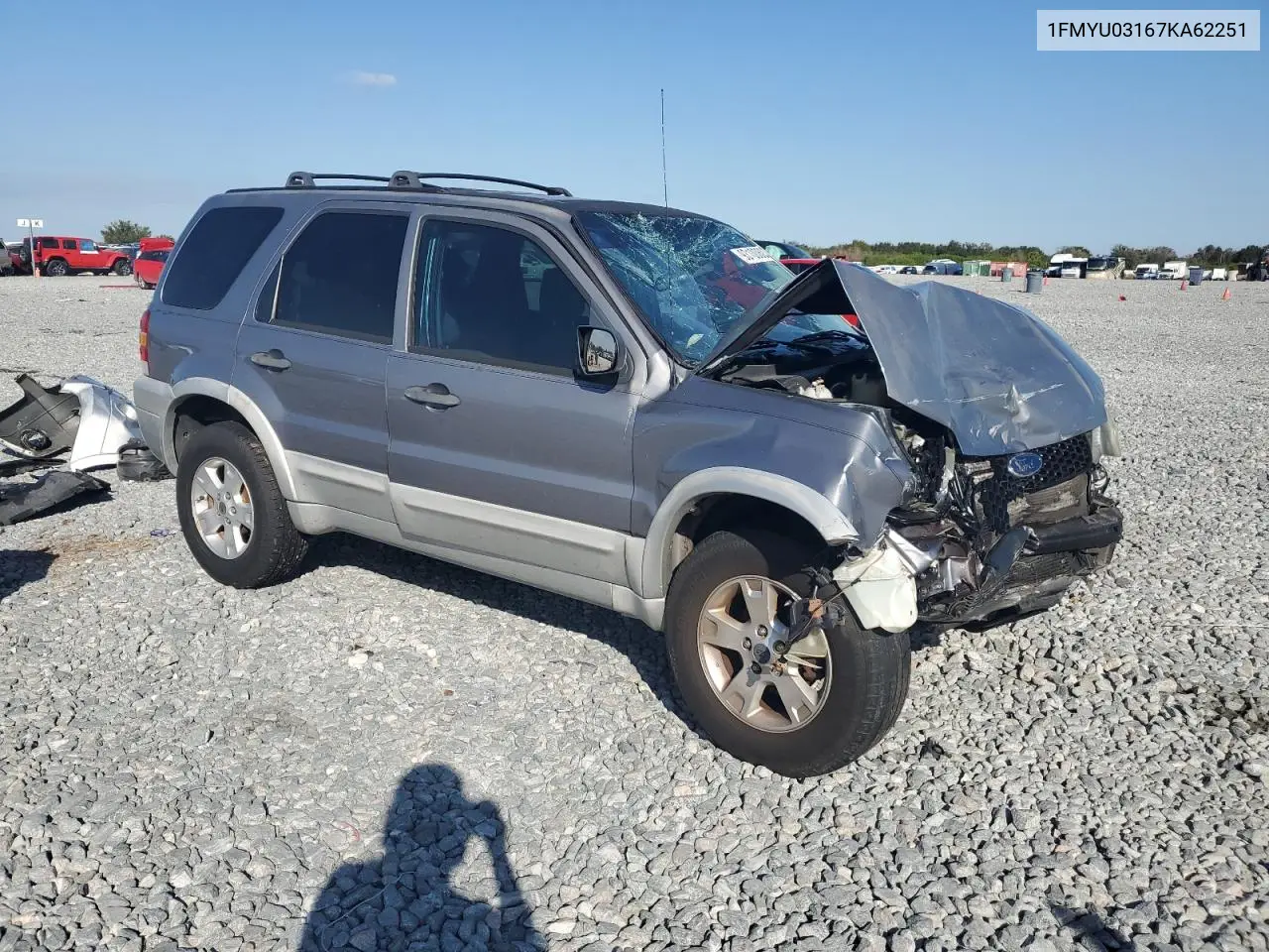 1FMYU03167KA62251 2007 Ford Escape Xlt