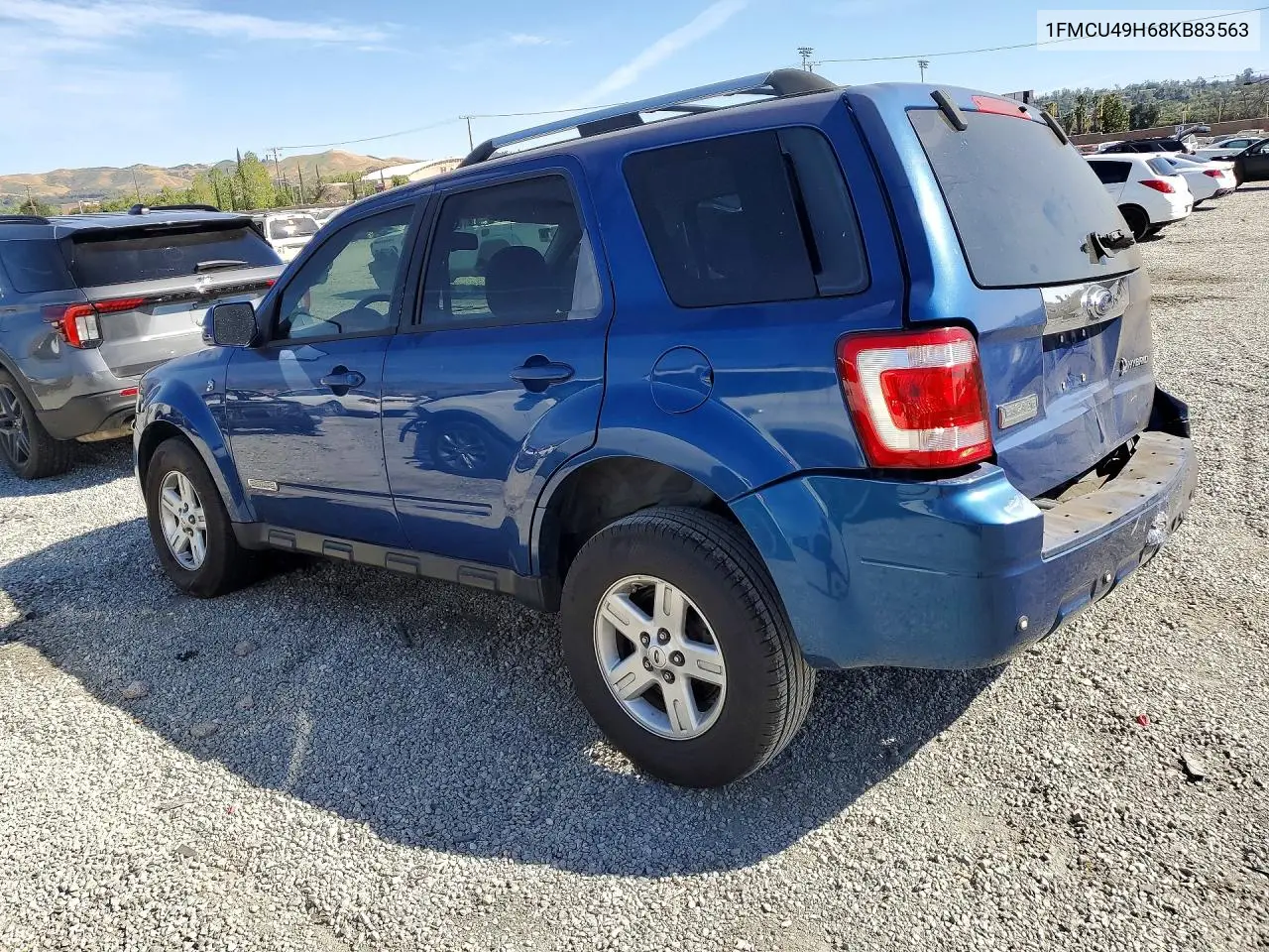 1FMCU49H68KB83563 2008 Ford Escape Hev