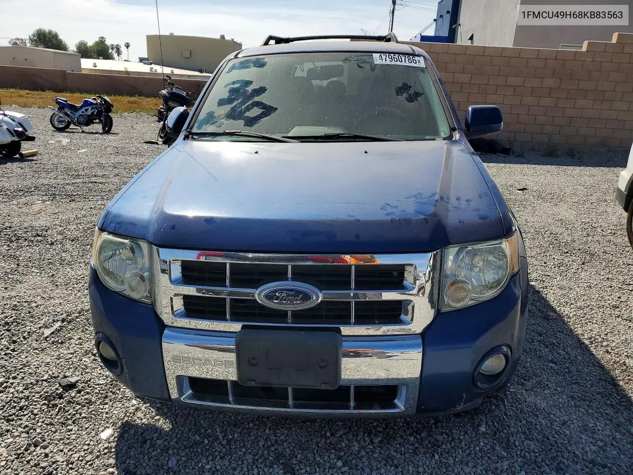 1FMCU49H68KB83563 2008 Ford Escape Hev