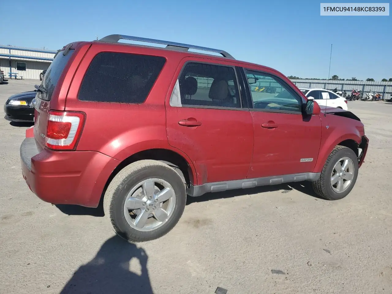 1FMCU94148KC83393 2008 Ford Escape Limited