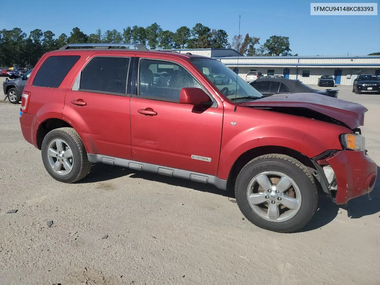 1FMCU94148KC83393 2008 Ford Escape Limited