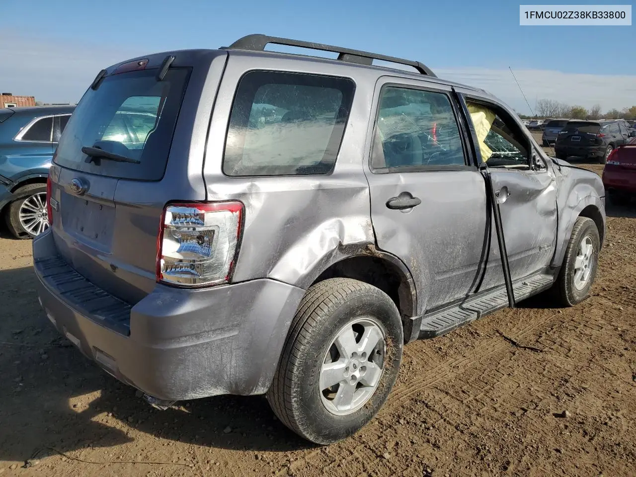 1FMCU02Z38KB33800 2008 Ford Escape Xls
