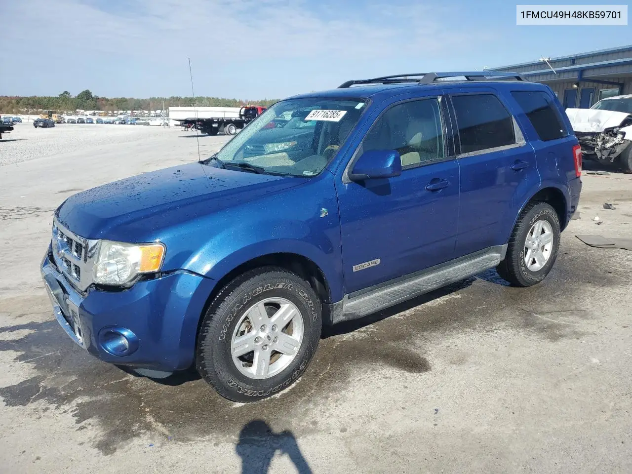 1FMCU49H48KB59701 2008 Ford Escape Hev