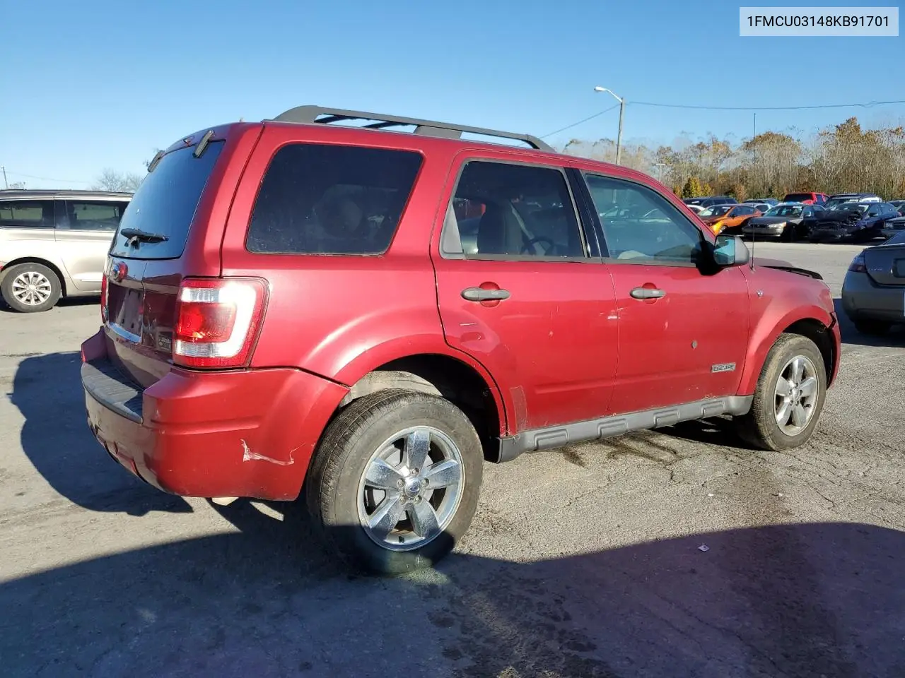 1FMCU03148KB91701 2008 Ford Escape Xlt