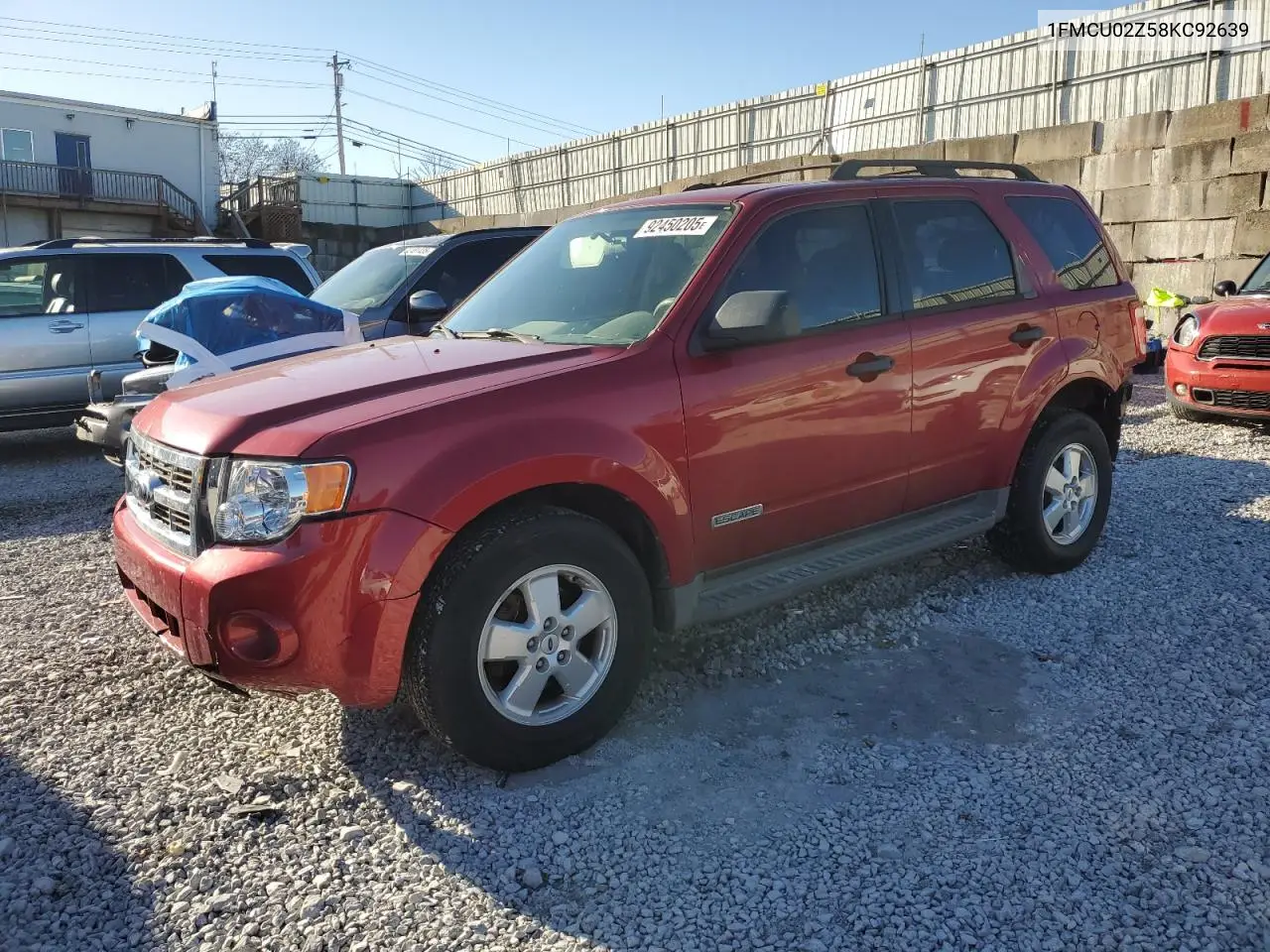 1FMCU02Z58KC92639 2008 Ford Escape Xls