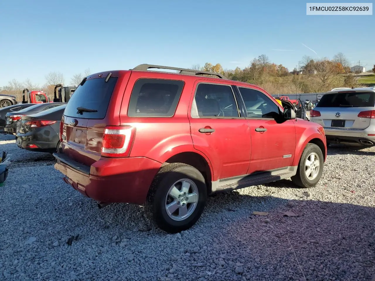 1FMCU02Z58KC92639 2008 Ford Escape Xls