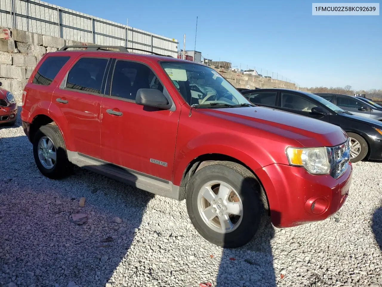 1FMCU02Z58KC92639 2008 Ford Escape Xls