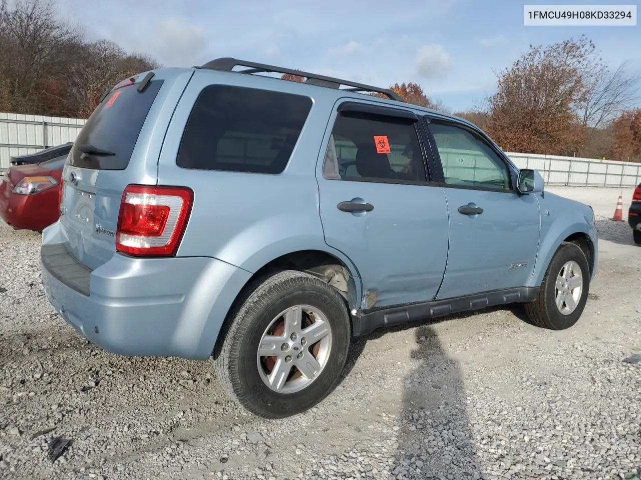 1FMCU49H08KD33294 2008 Ford Escape Hev