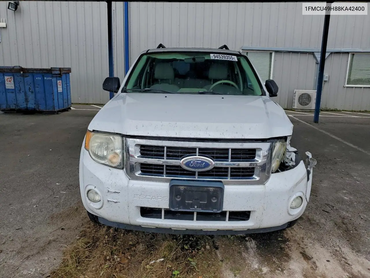 1FMCU49H88KA42400 2008 Ford Escape Hev