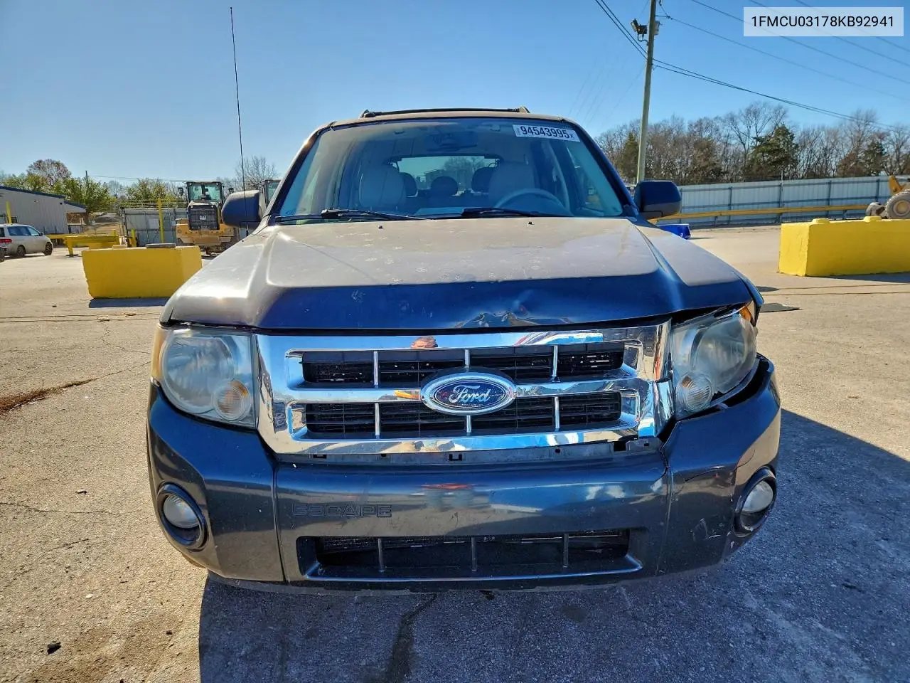 1FMCU03178KB92941 2008 Ford Escape Xlt