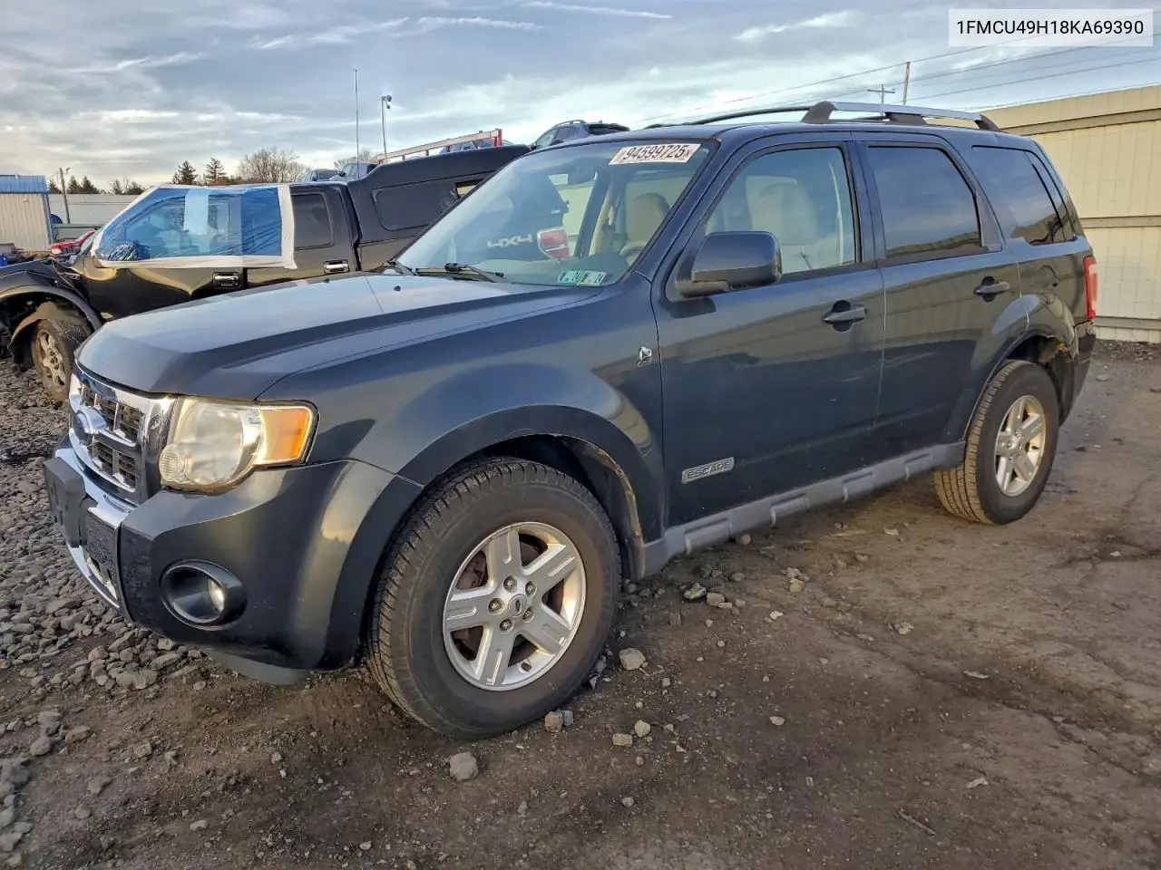 1FMCU49H18KA69390 2008 Ford Escape Hev