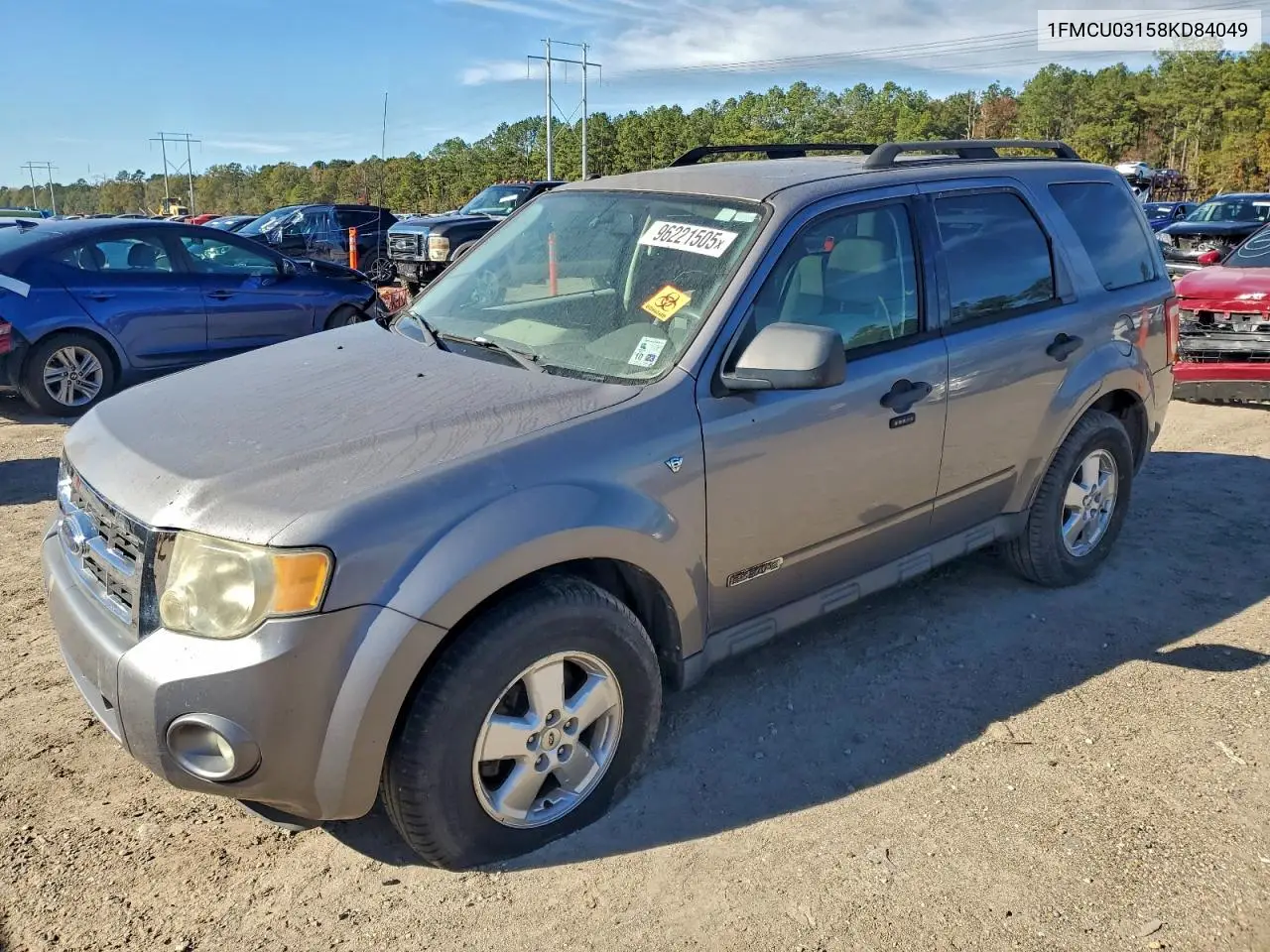 1FMCU03158KD84049 2008 Ford Escape Xlt