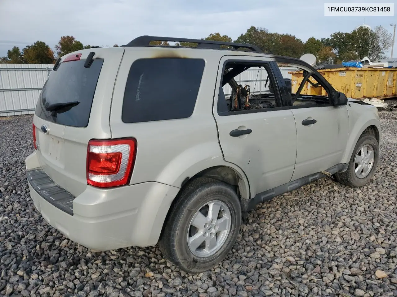 1FMCU03739KC81458 2009 Ford Escape Xlt