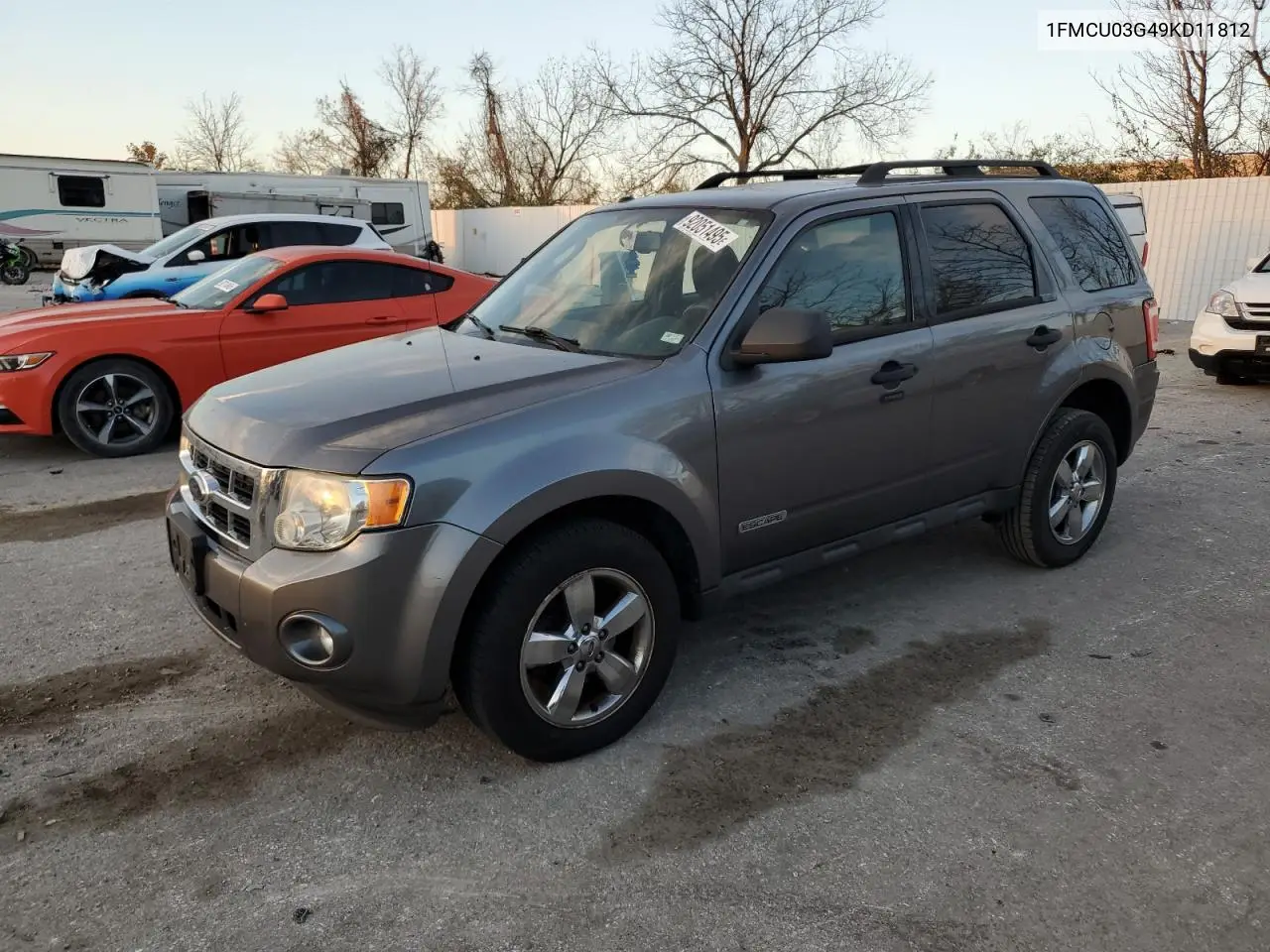 1FMCU03G49KD11812 2009 Ford Escape Xlt