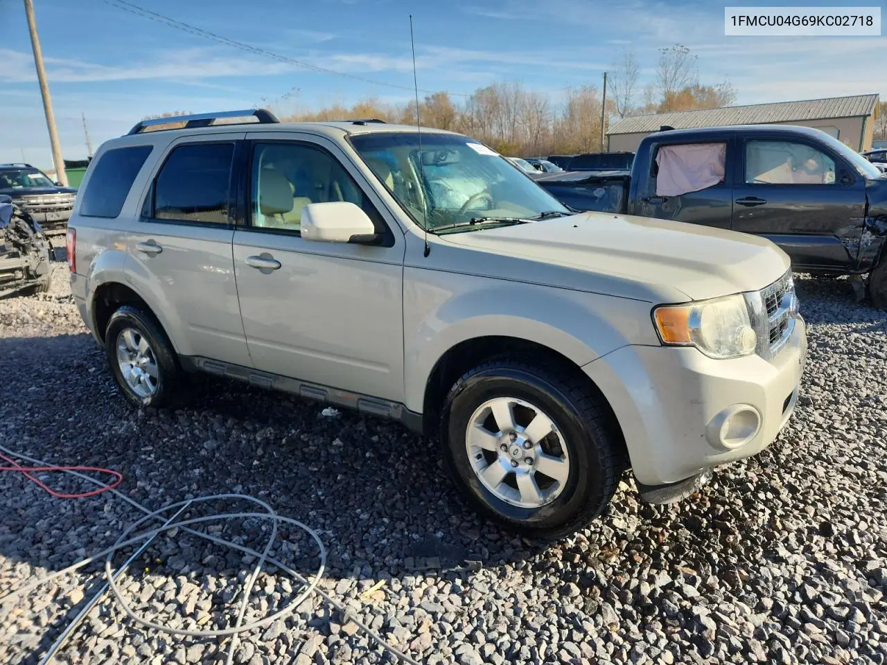 1FMCU04G69KC02718 2009 Ford Escape Limited
