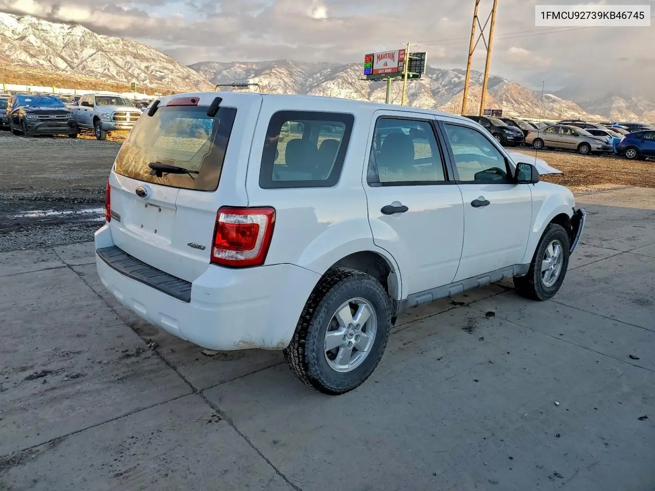 1FMCU92739KB46745 2009 Ford Escape Xls