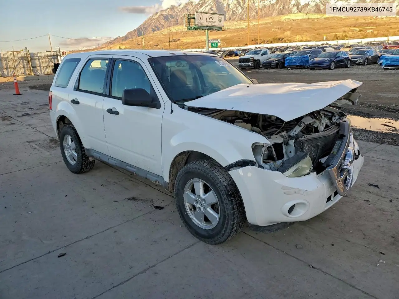 1FMCU92739KB46745 2009 Ford Escape Xls