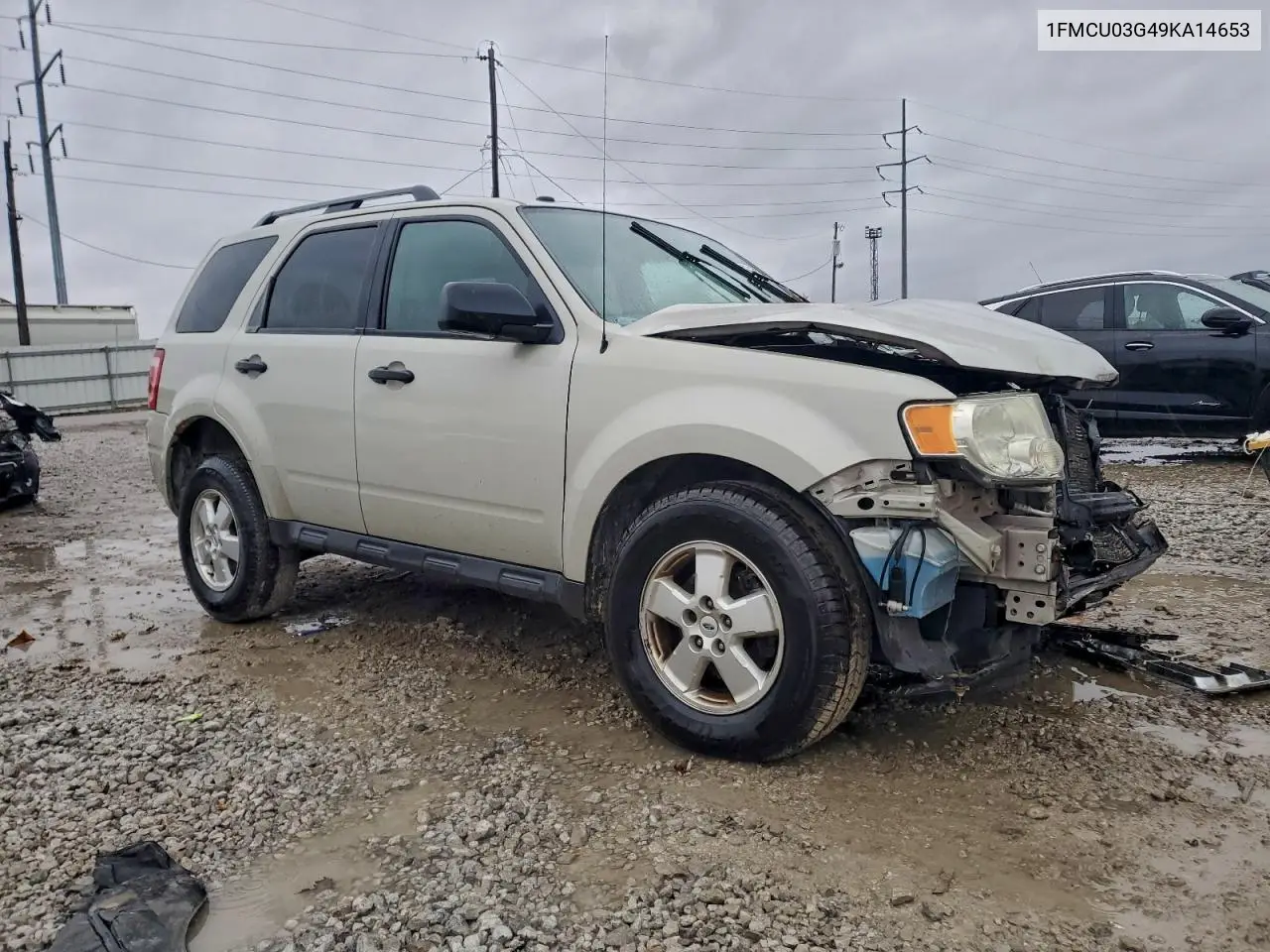 1FMCU03G49KA14653 2009 Ford Escape Xlt