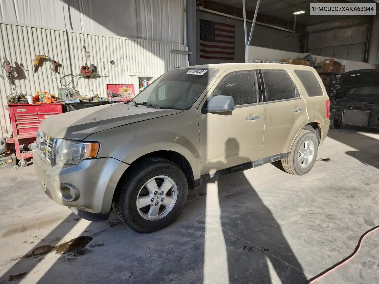 1FMCU0C7XAKA63344 2010 Ford Escape Xls