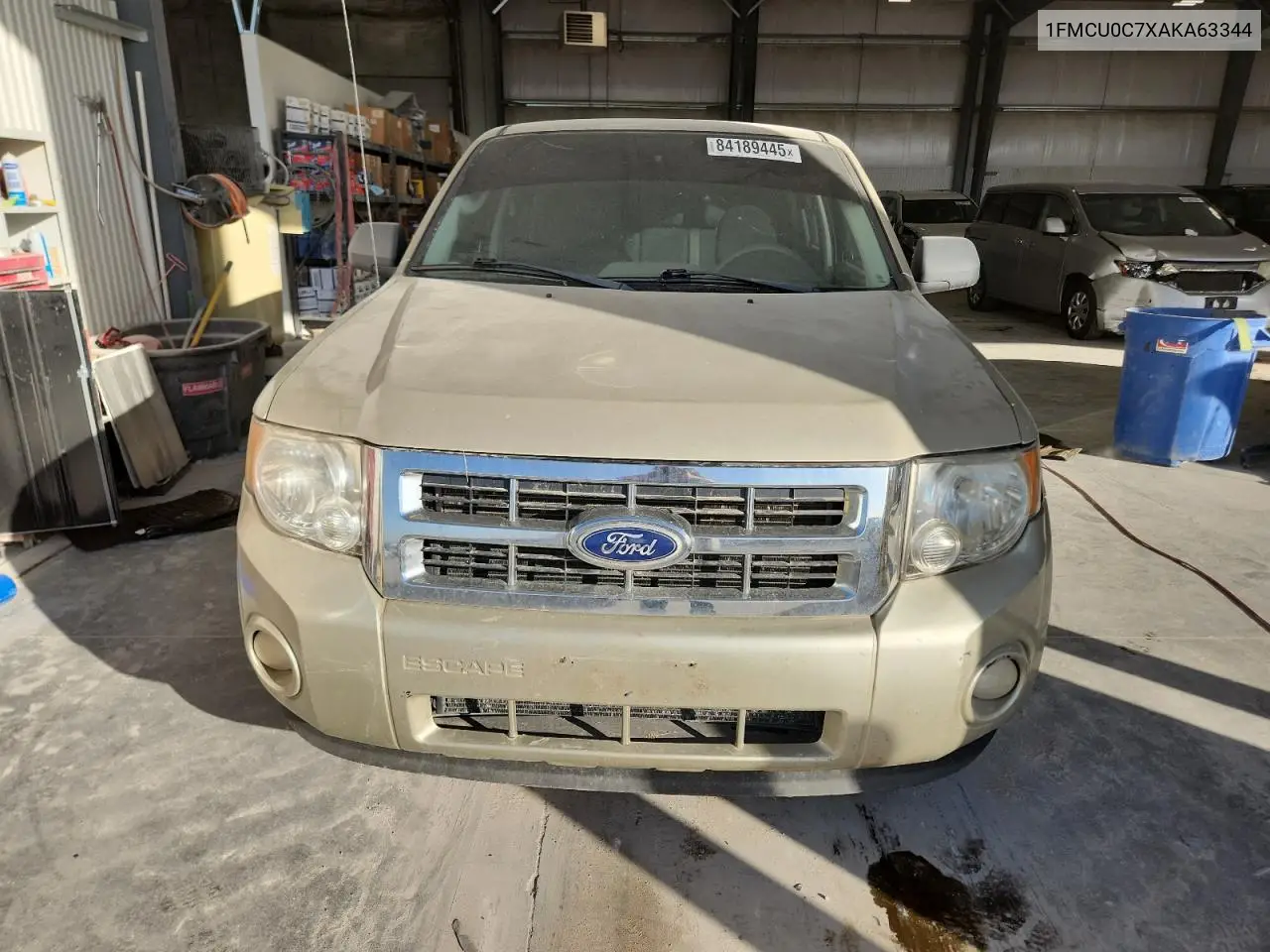 1FMCU0C7XAKA63344 2010 Ford Escape Xls