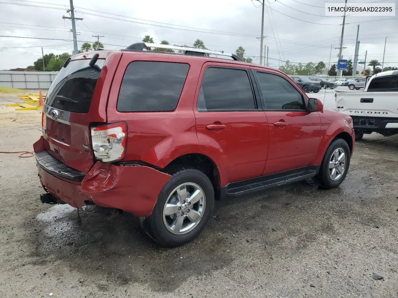 1FMCU9EG6AKD22395 2010 Ford Escape Limited