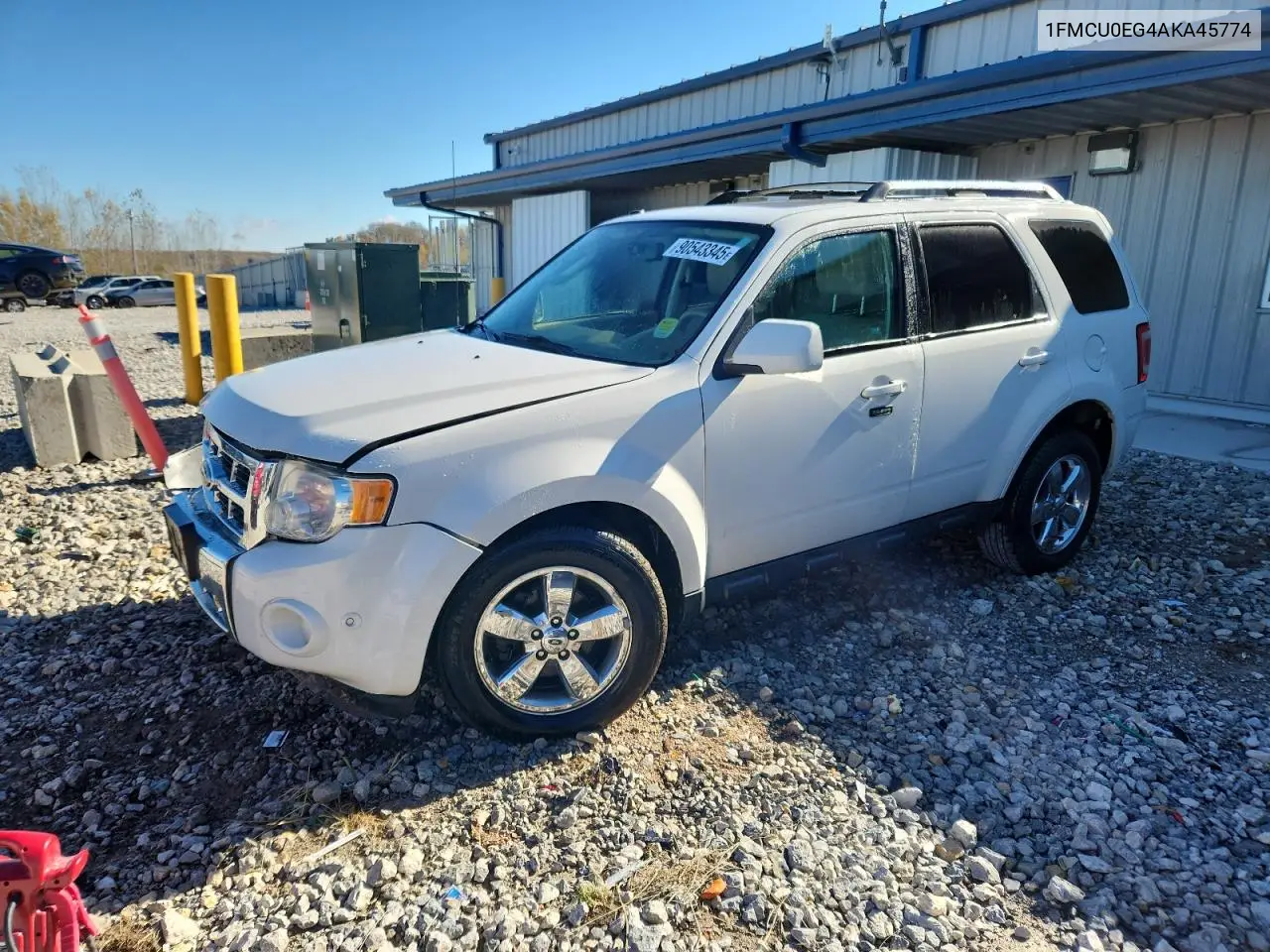 1FMCU0EG4AKA45774 2010 Ford Escape Limited