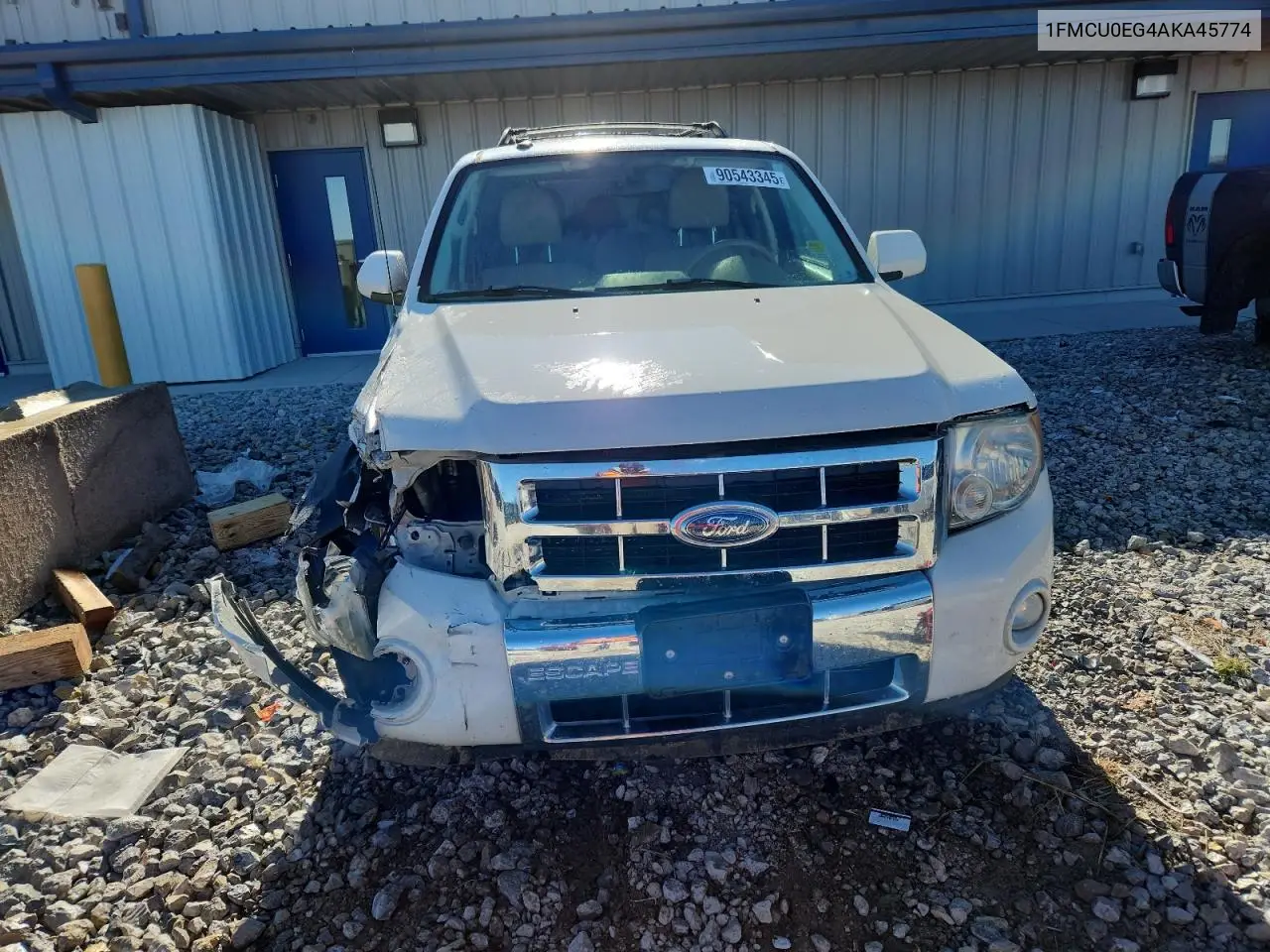 1FMCU0EG4AKA45774 2010 Ford Escape Limited