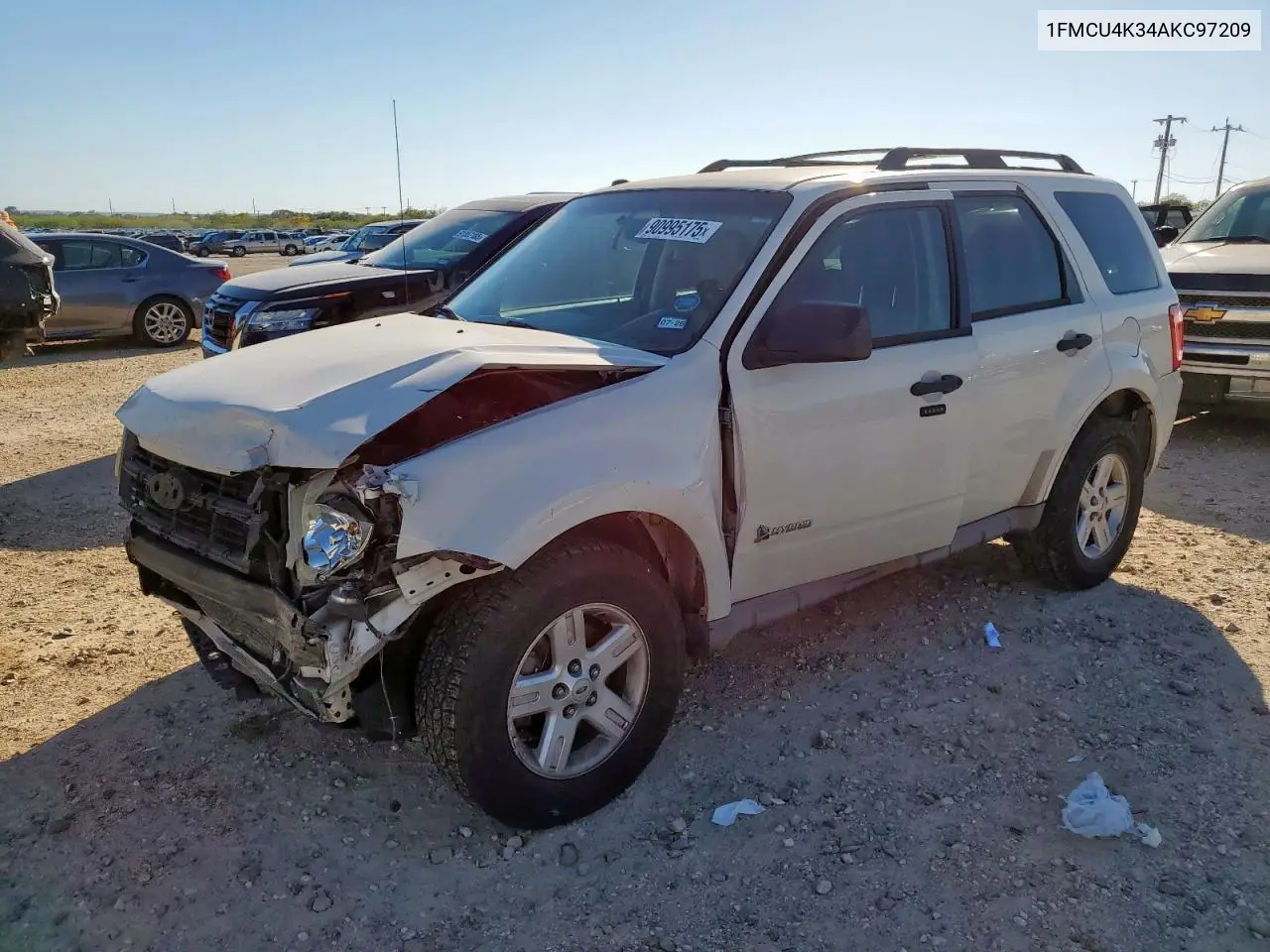 1FMCU4K34AKC97209 2010 Ford Escape Hybrid