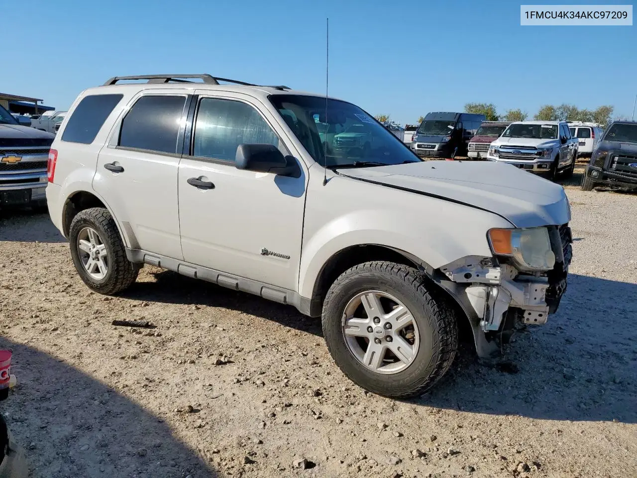 1FMCU4K34AKC97209 2010 Ford Escape Hybrid