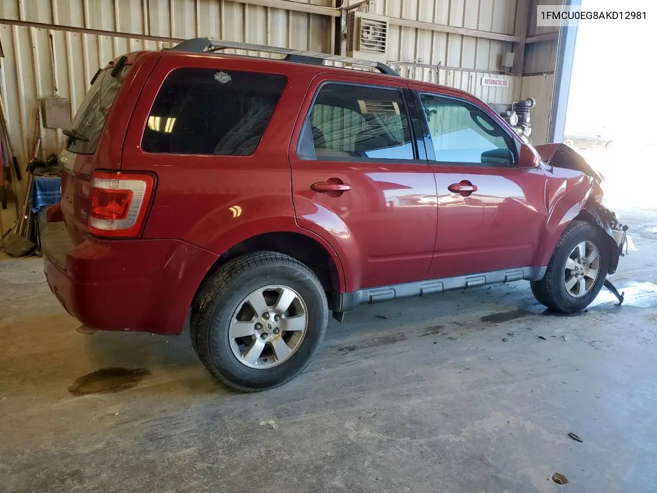 1FMCU0EG8AKD12981 2010 Ford Escape Limited