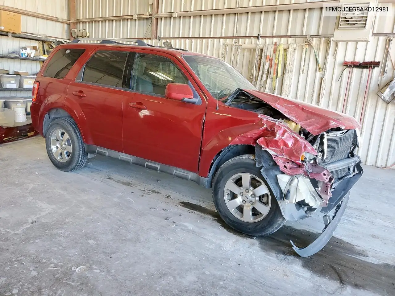 1FMCU0EG8AKD12981 2010 Ford Escape Limited