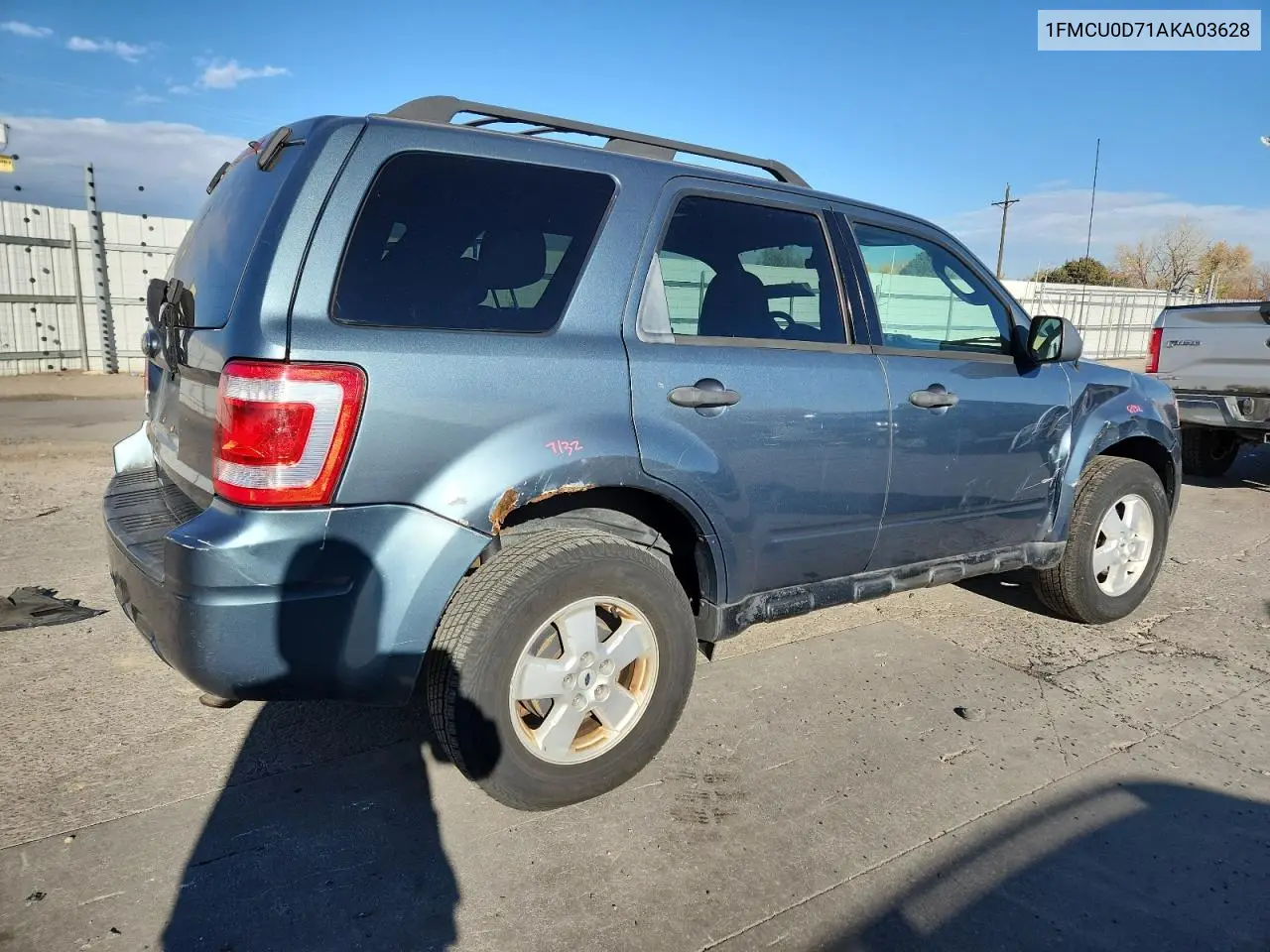1FMCU0D71AKA03628 2010 Ford Escape Xlt