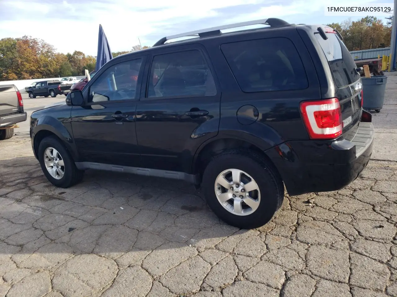 1FMCU0E78AKC95129 2010 Ford Escape Limited