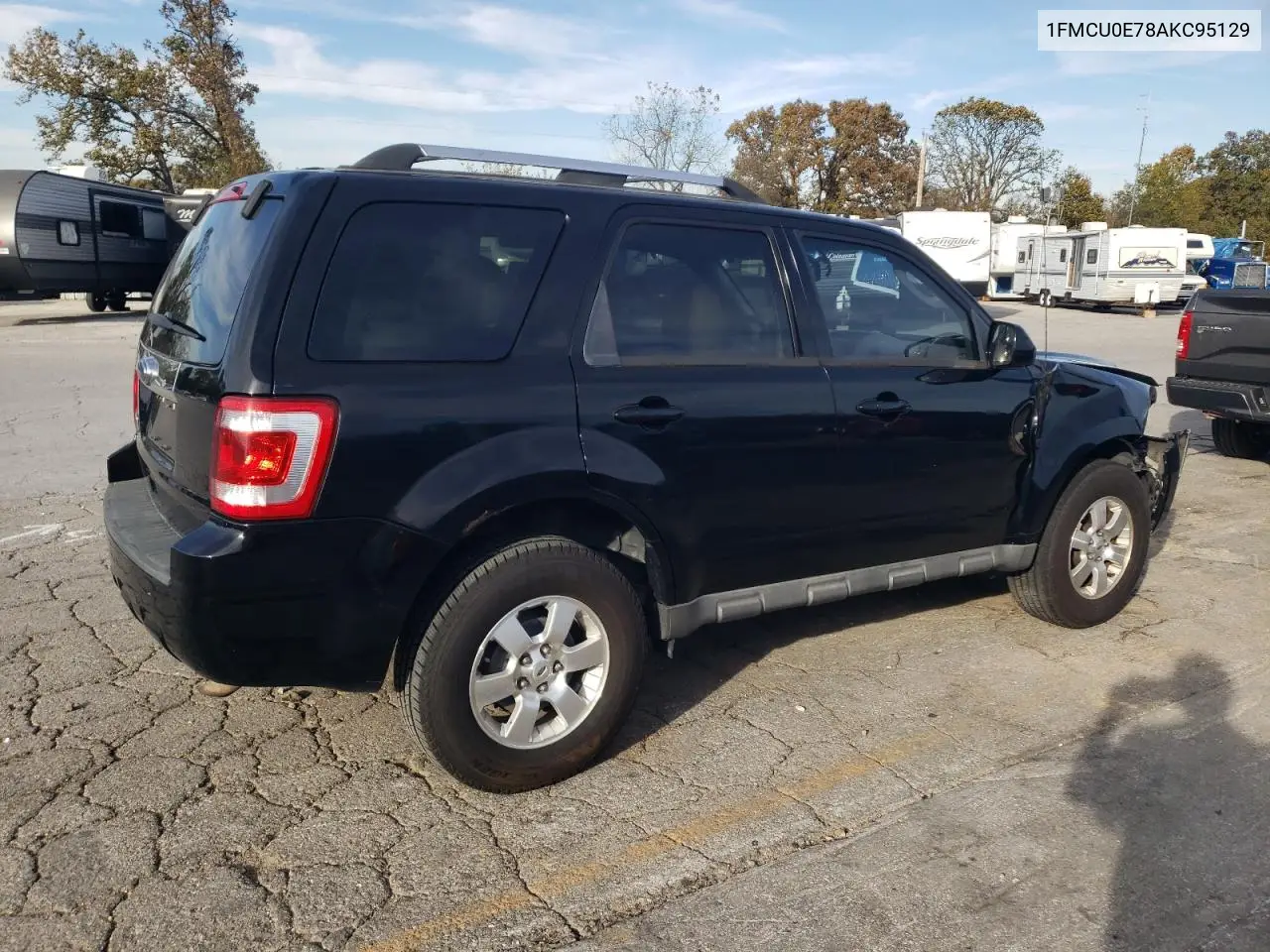 1FMCU0E78AKC95129 2010 Ford Escape Limited