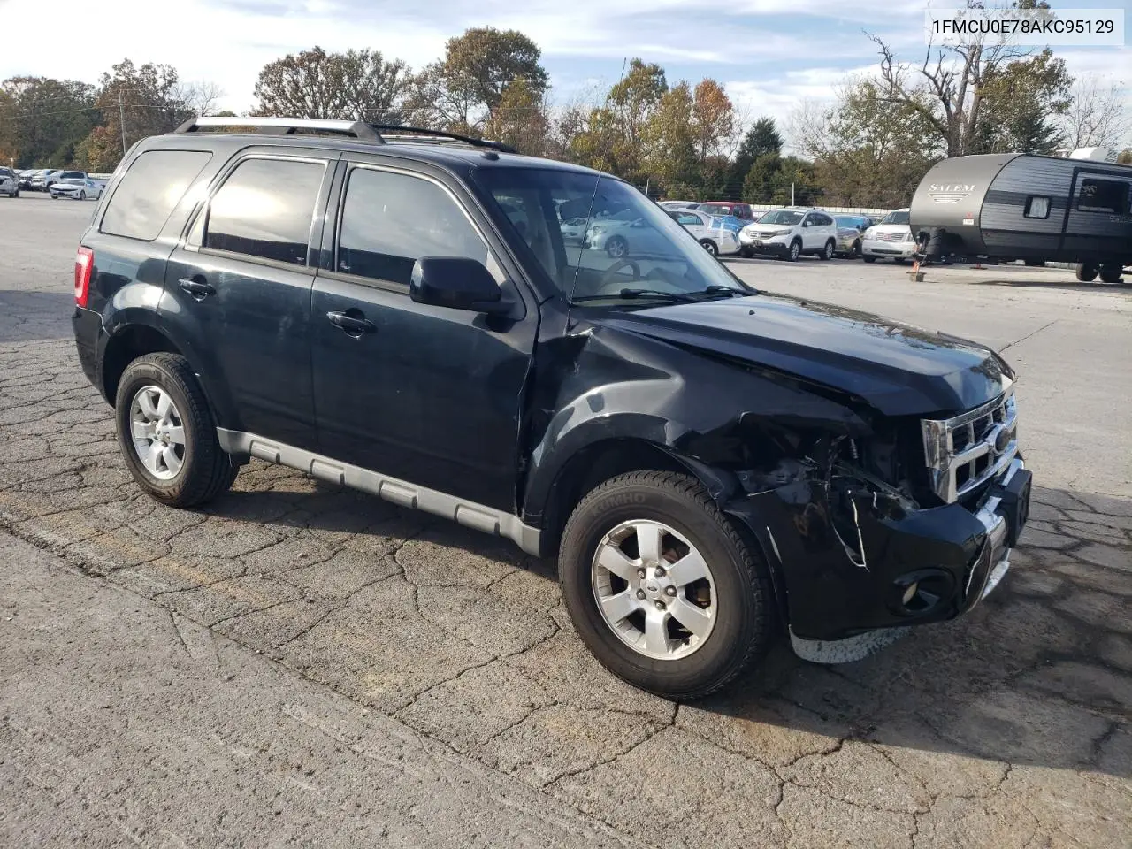 1FMCU0E78AKC95129 2010 Ford Escape Limited