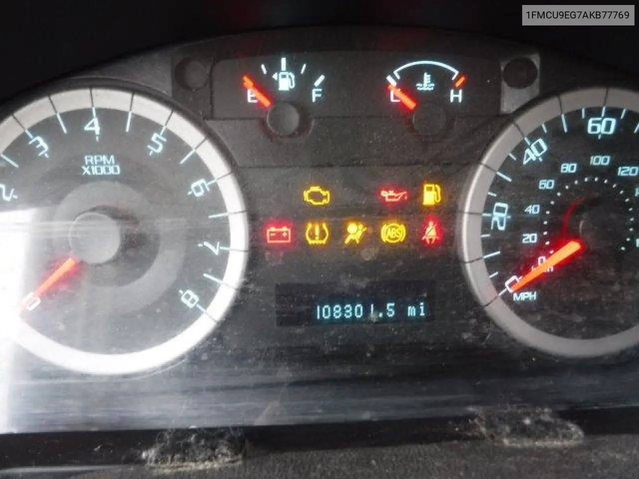 1FMCU9EG7AKB77769 2010 Ford Escape Limited