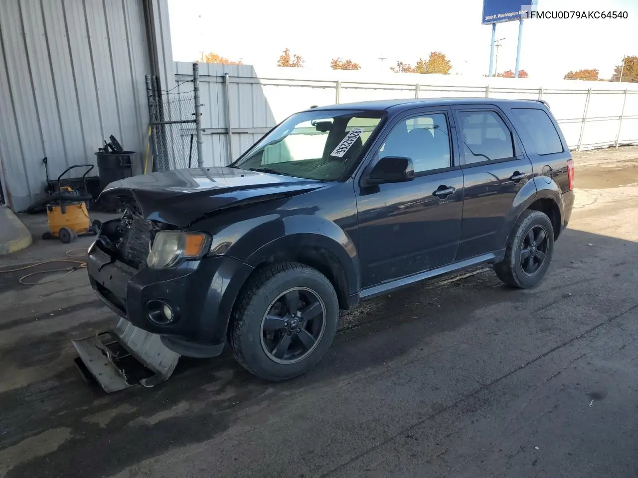 1FMCU0D79AKC64540 2010 Ford Escape Xlt