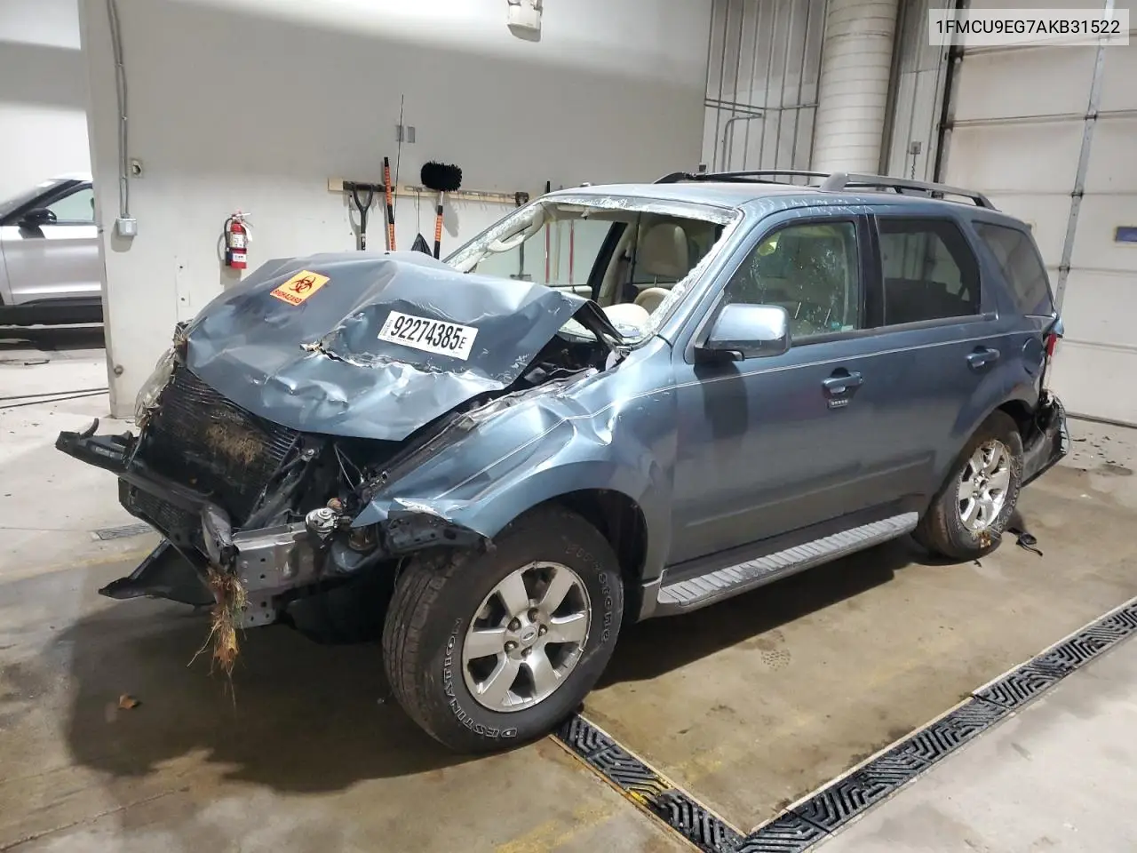 1FMCU9EG7AKB31522 2010 Ford Escape Limited
