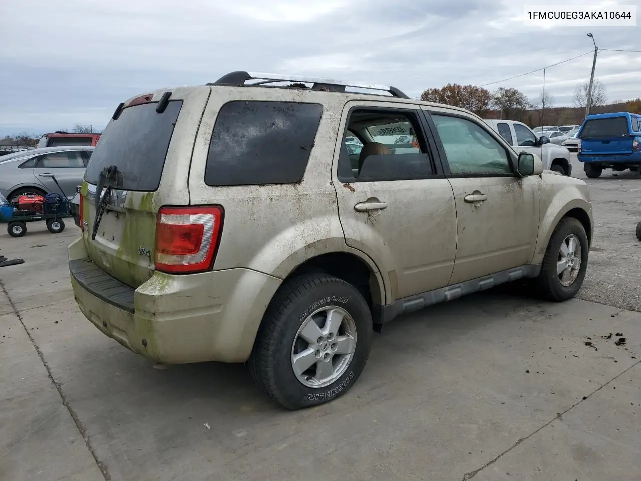 1FMCU0EG3AKA10644 2010 Ford Escape Limited