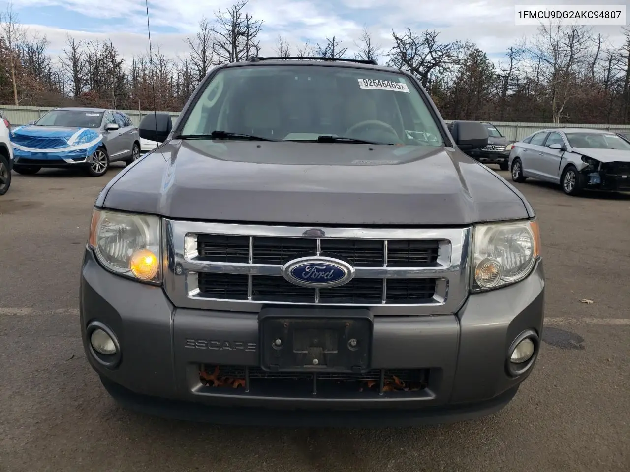 1FMCU9DG2AKC94807 2010 Ford Escape Xlt