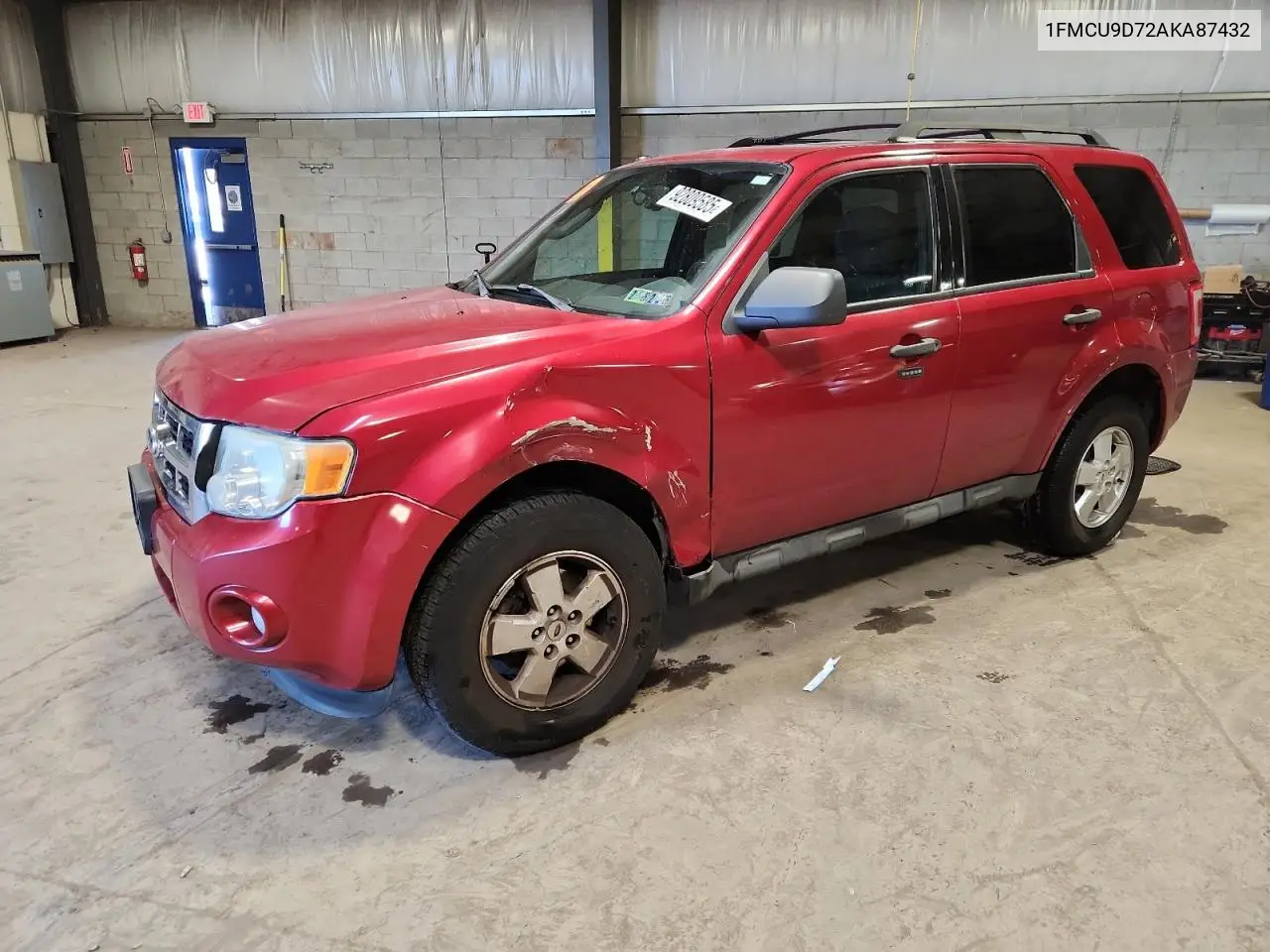 1FMCU9D72AKA87432 2010 Ford Escape Xlt