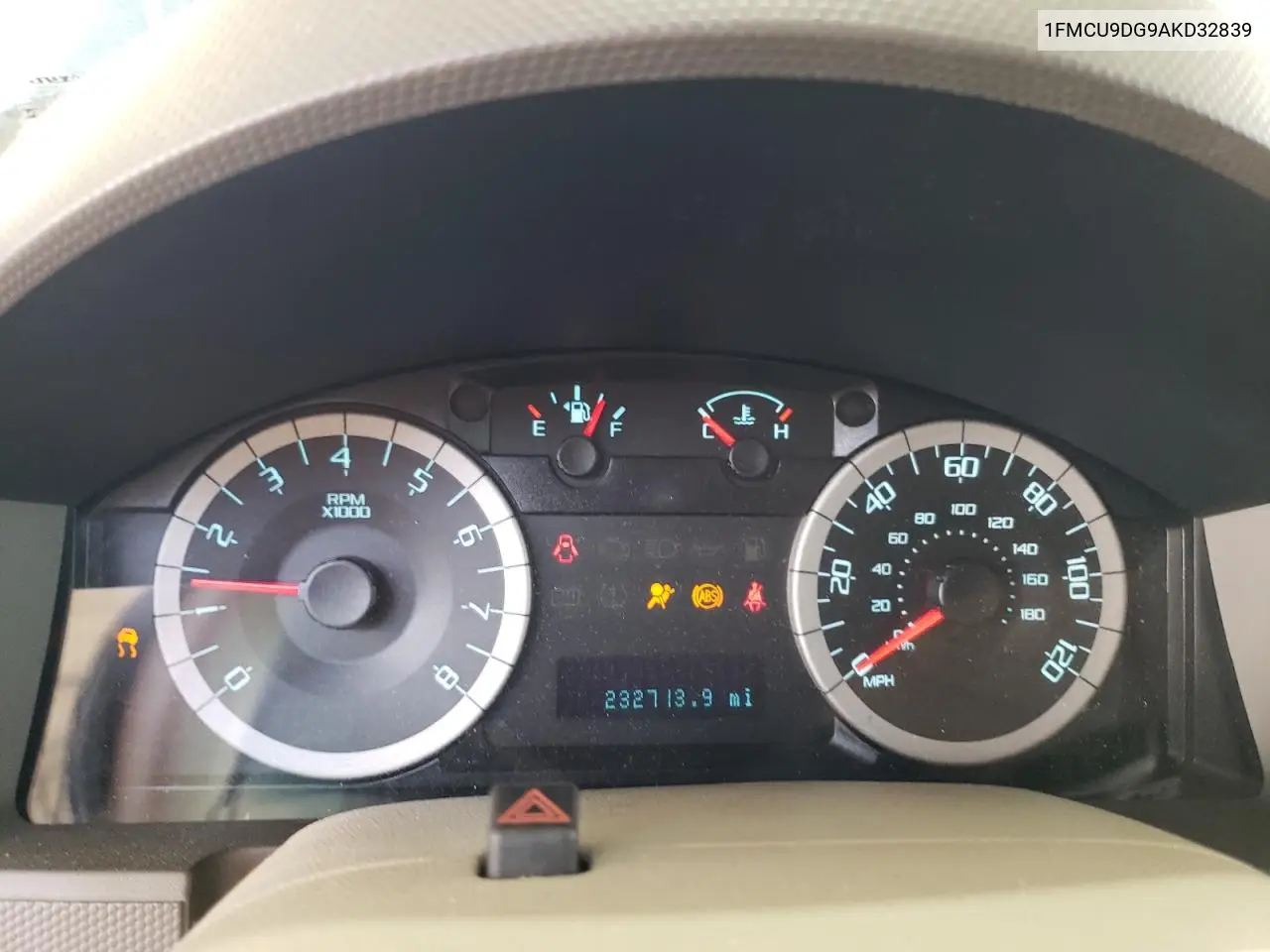1FMCU9DG9AKD32839 2010 Ford Escape Xlt